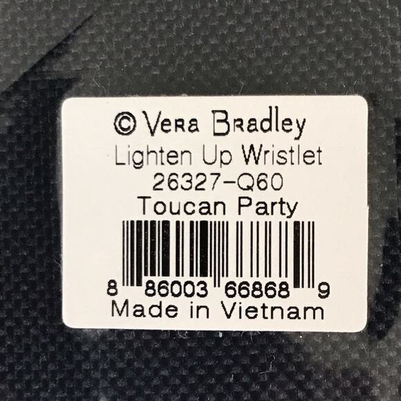 Vera Bradley Toucan Party Lighten Up Wristlet - Picture 5 of 5